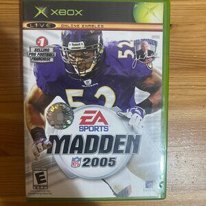 Madden NFL 2005 ( Microsoft Xbox ) Used Good Condition $12